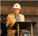 2026 State of the City (15) Photo: Mayor Joe Hardy at podium wearing a hardhat
