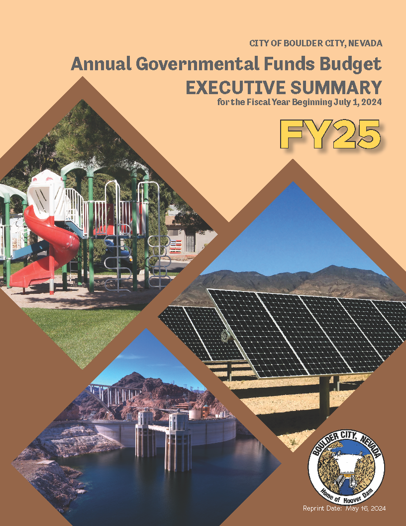 FY25 GF Budget Executive Summary -  cover