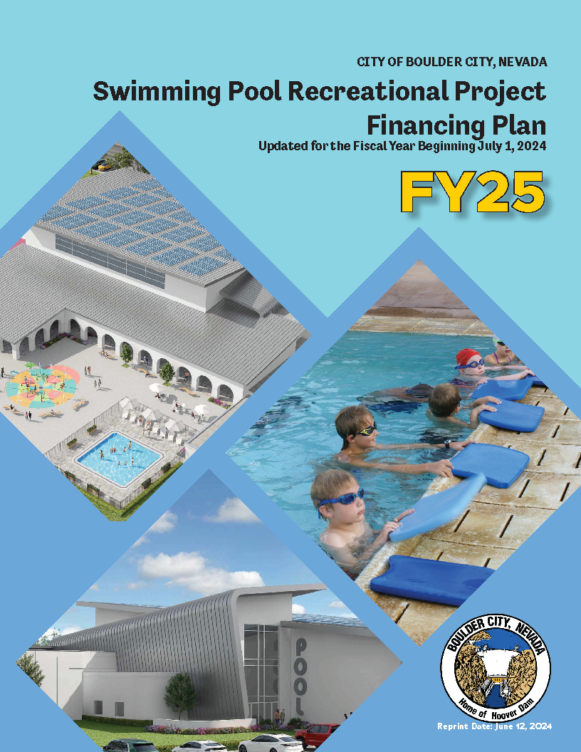 Aquatic Center Financing Plan - Update - June 2024 - cover